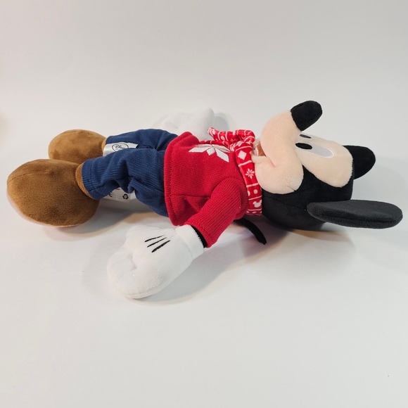 Disney Mickey Mouse Christmas Plush Lot of 3‎ Disney Store Collectiom - Picture 5 of 16